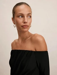 Dallas Draped Long Sleeve