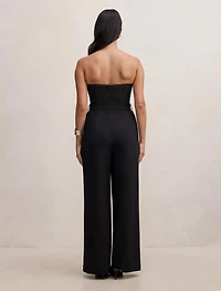 Ivy Strapless Lace Jumpsuit