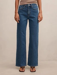 Nicki Mid Rise Straight Jean