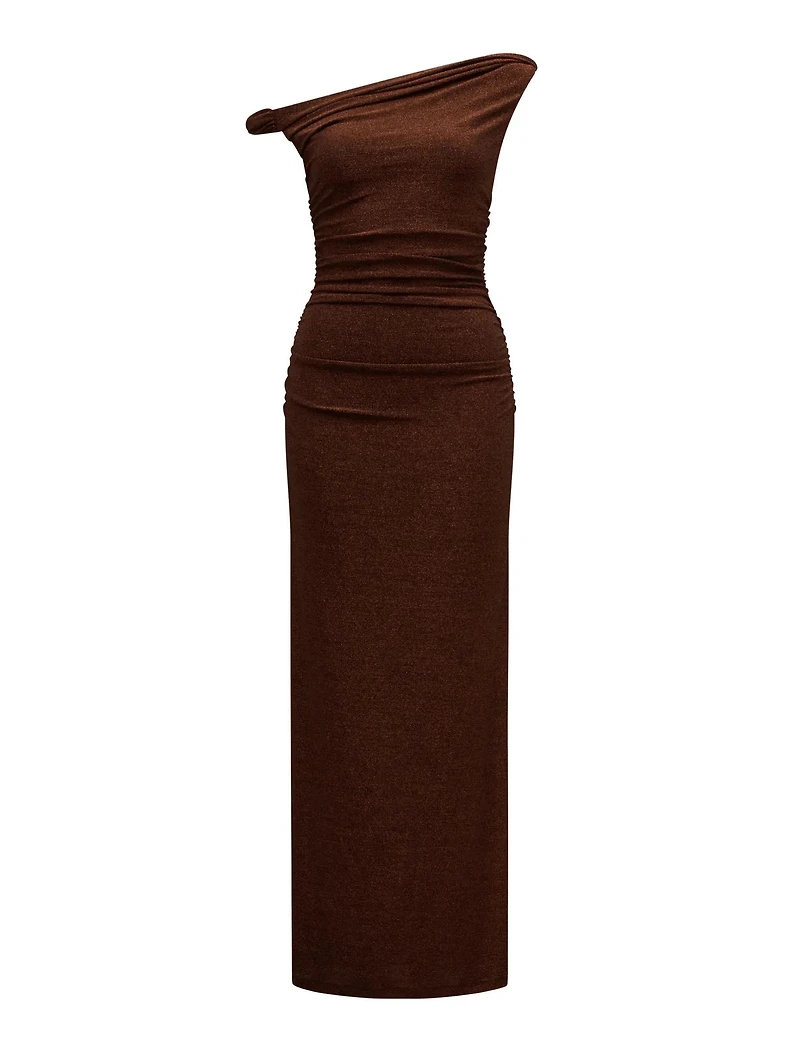 Vivian Asymmetric Twist Maxi Dress