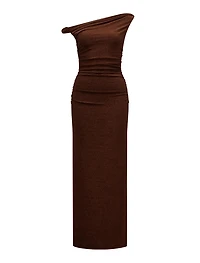 Vivian Asymmetric Twist Maxi Dress