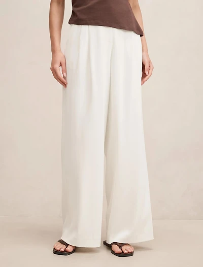 Annabelle Pleated Palazzo Pants