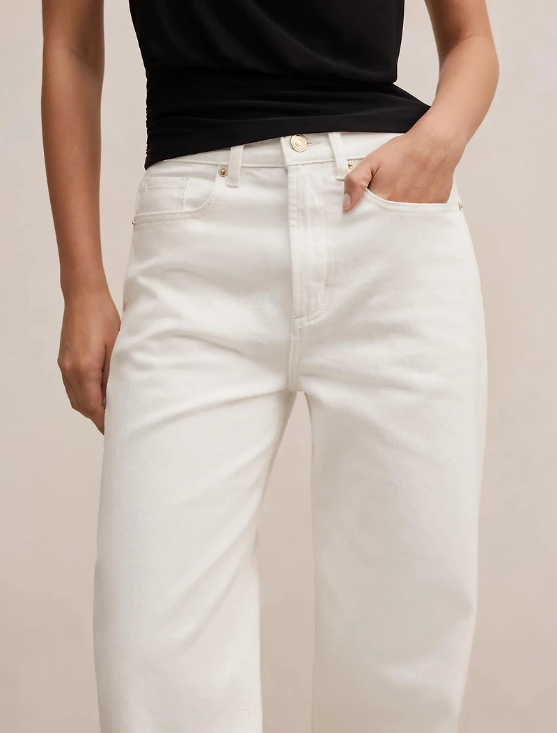 Nicki Mid Rise Straight Jean