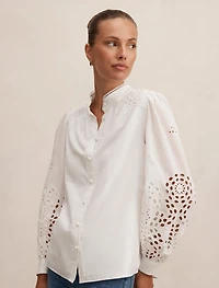 Sutton Embroidered Detail Blouse