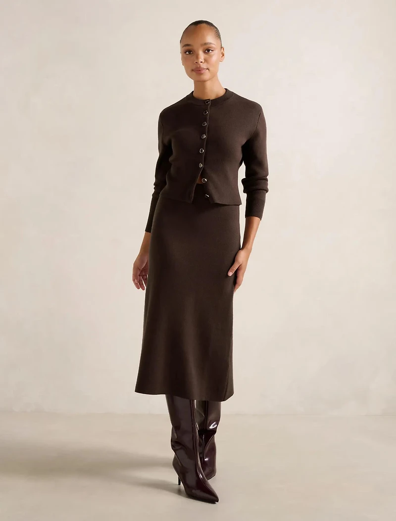 Ally Knitted Midi Skirt