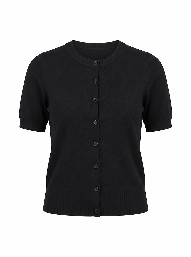 Maisie Button Through Knit Tee