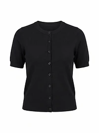 Maisie Button Through Knit Tee