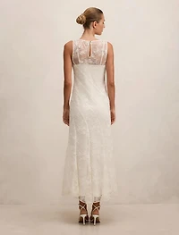 Jenna Panelled Lace Dress