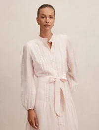 Rachel Lace Trim Midi Dress