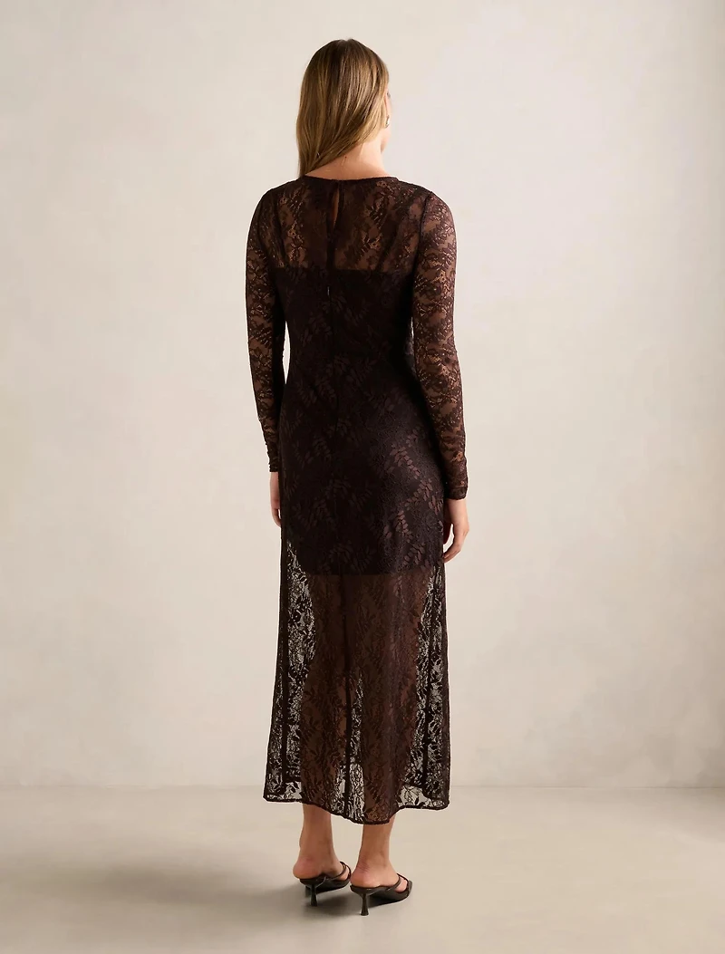 Alora Lace Midi Dress