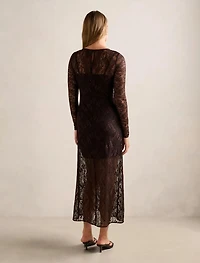 Alora Lace Midi Dress