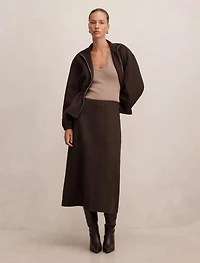 Amara Felled Midi Skirt