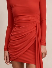 Susie Draped Jersey Mini Dress