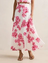 Maisie Petite Circle Midi Skirt