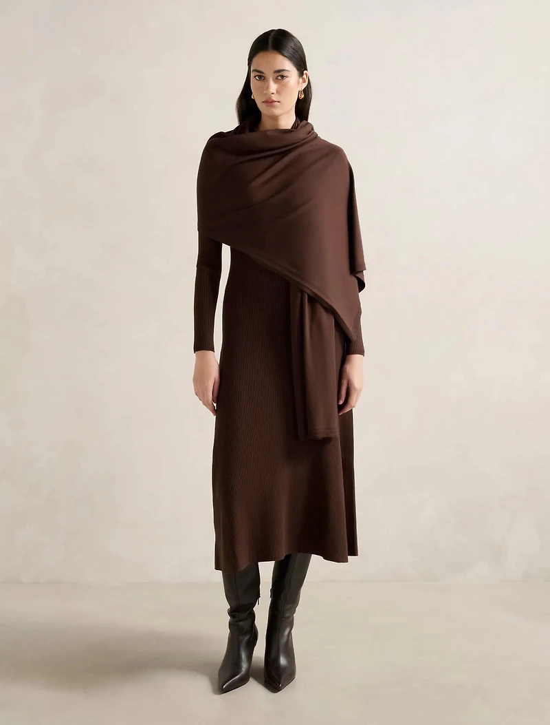 Amelie A-Line Knitted Scarf Set