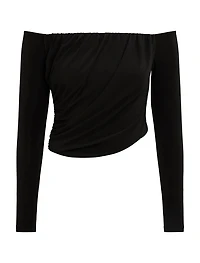 Dallas Draped Long Sleeve