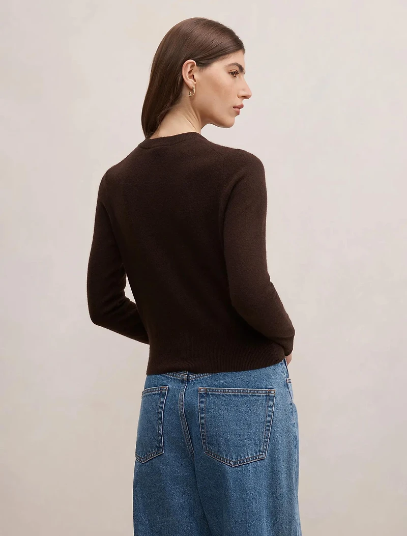 Haisley Merino Blend Knit Cardigan