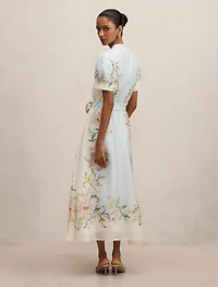 Briana Petite Printed Shirt Dress