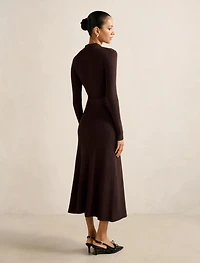 Kelani Petite Belted Midi Dress