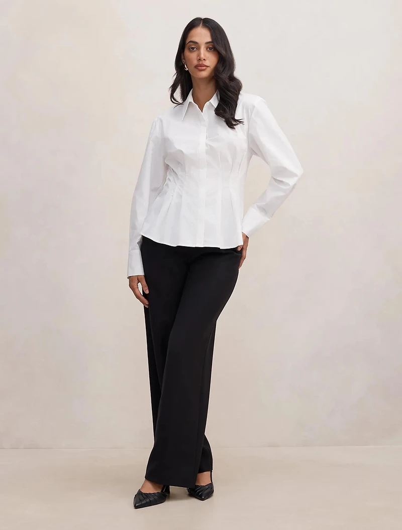 Blake Pleat Detail Shirt