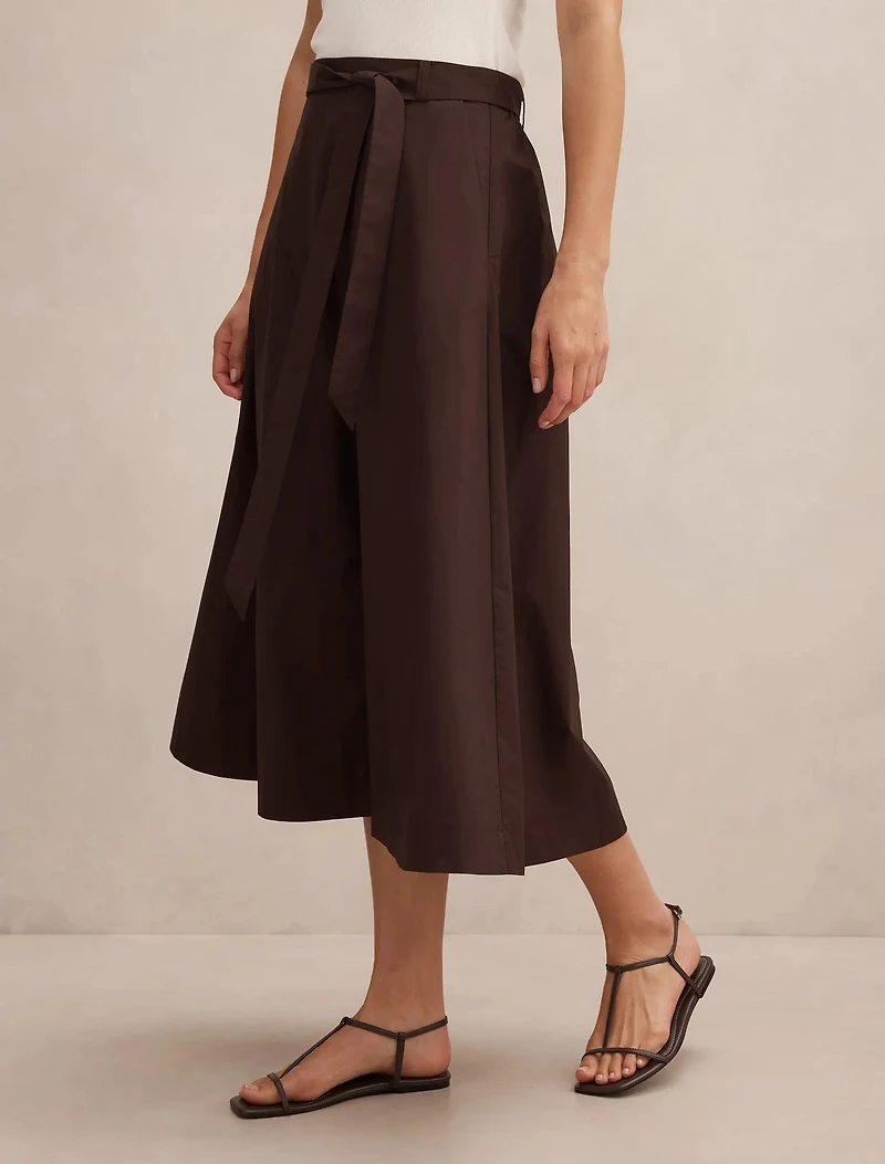 Madeleine Belted Midi Skirt