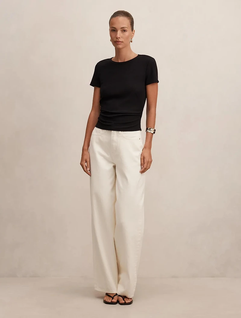 Kelly Tuck Detail Baby Tee