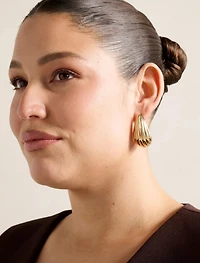 Signature Ariel Fan Earrings