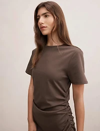 Eloise Cinched T-Shirt Mini Dress