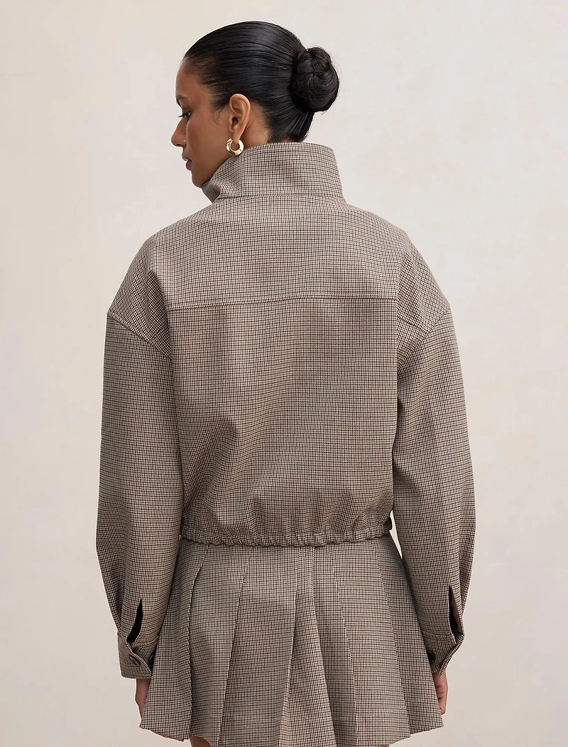 Hazel Petite Funnel Neck Jacket