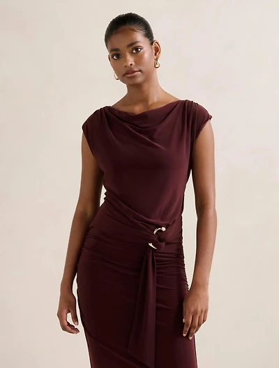 Jazelle Petite Hardware Detail Top