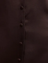 Blair Satin Collared Mini Dress