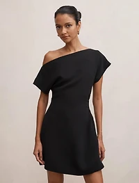 Danielle Petite Asymmetrical Mini Dress
