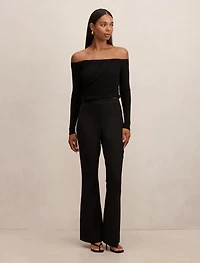 Dallas Draped Long Sleeve