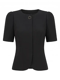 Josie One Button Tailored Blouse