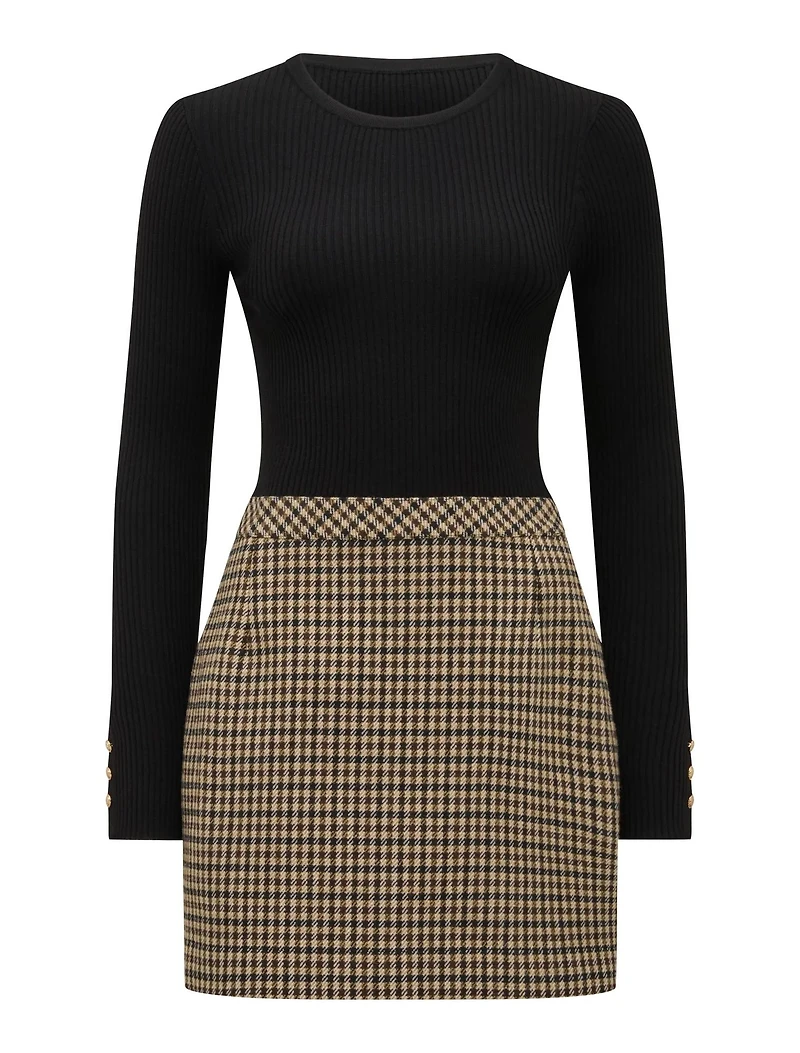 Aisha 2-in-1 Knit Mini Dress