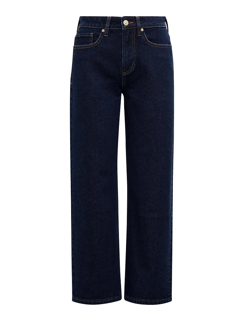 Nicki Petite Mid Rise Straight Jean