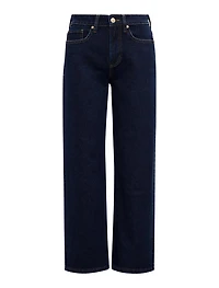 Nicki Petite Mid Rise Straight Jean