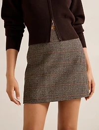 Luccia Check Mini Skirt