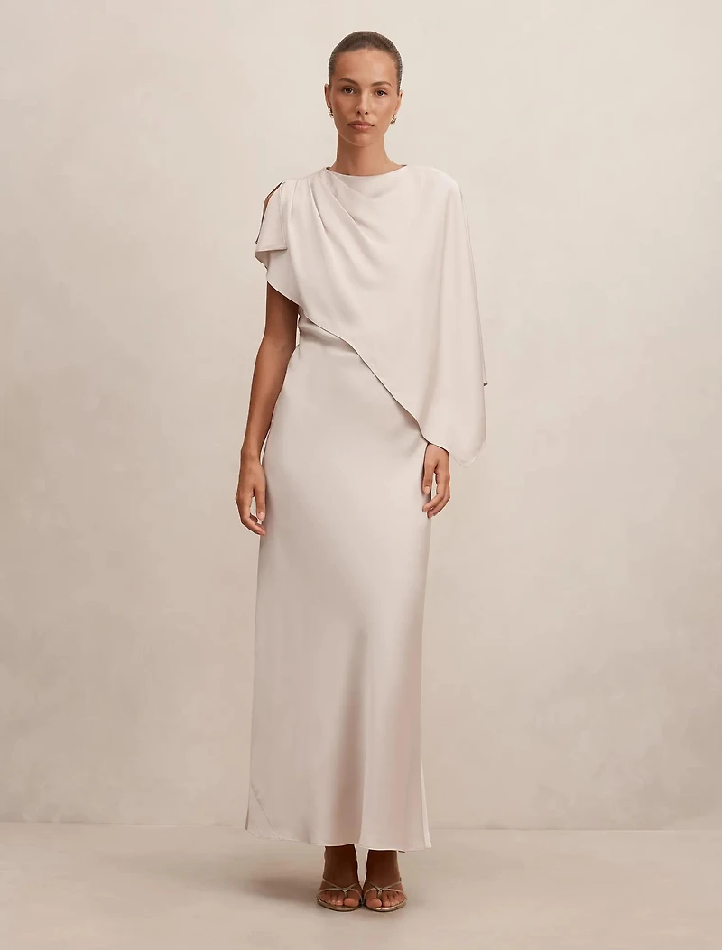 Zinnia Cape Maxi Dress