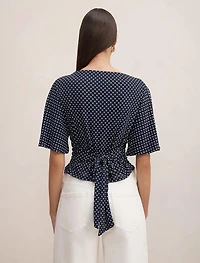 Paige Flutter Sleeve Tie Back