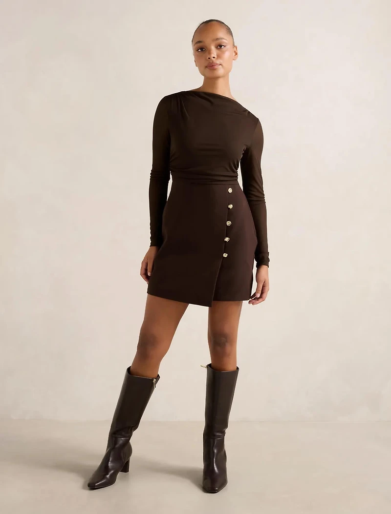 Isadora 2-in-1 Tailored Mini Dress