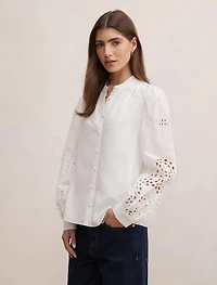 Sutton Embroidered Detail Blouse