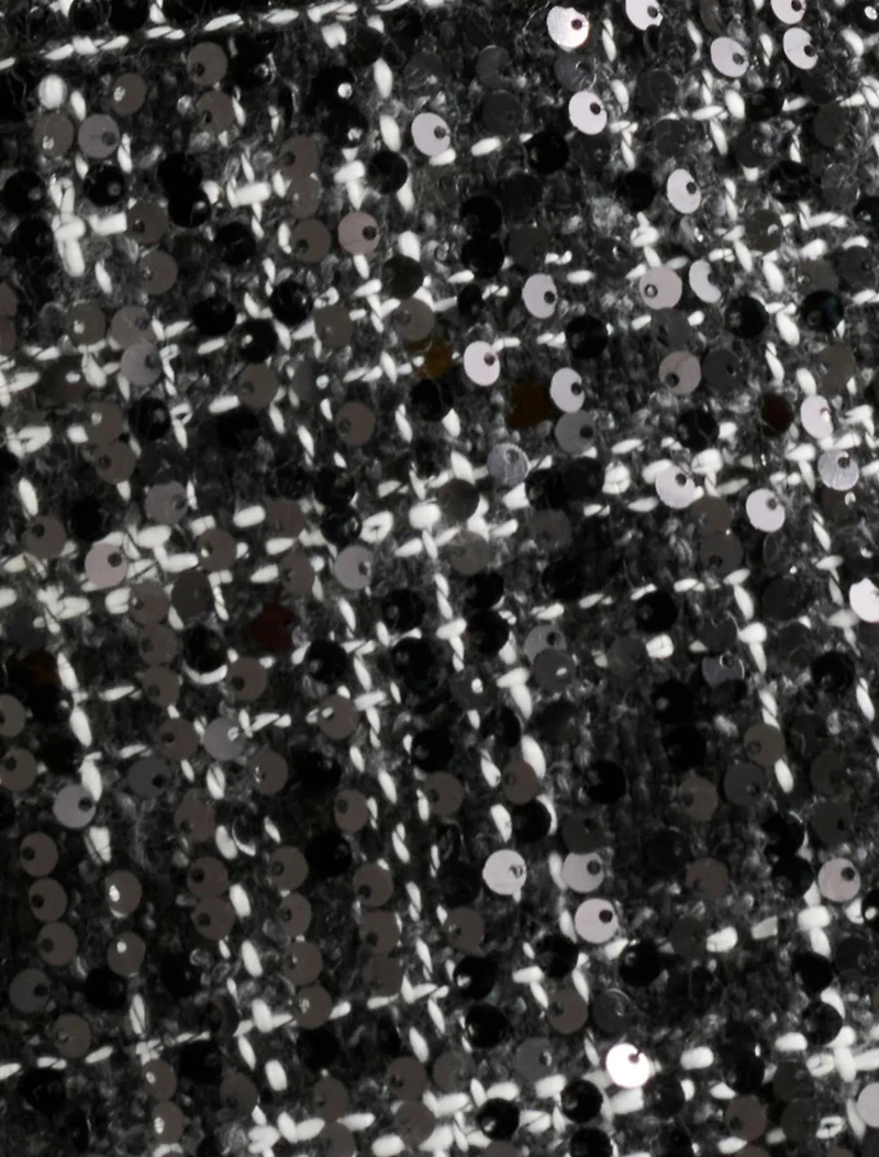 Paisley Boucle Mix Mini Dress