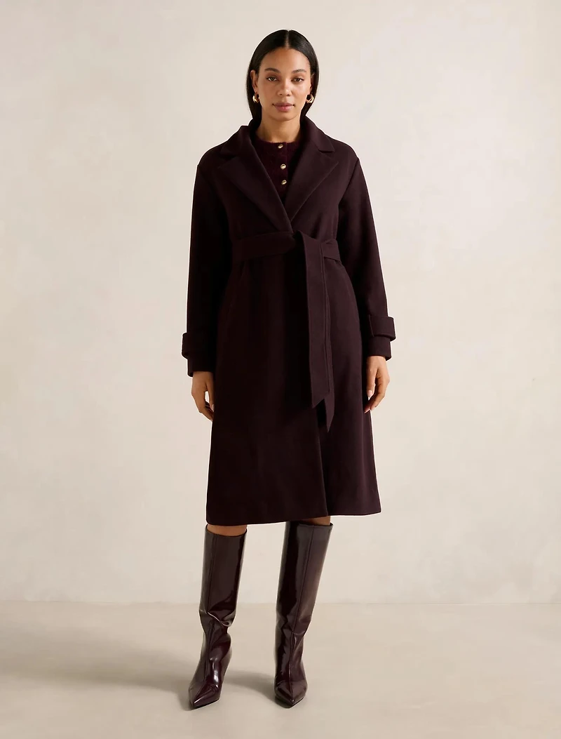 Heidi Double Breasted Wrap Coat