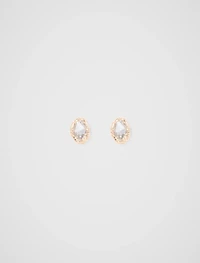 Maisie Organic Stone Stud