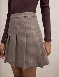 Alisha Petite Pleated Mini Skirt