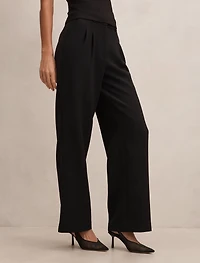 Eva Pleat Wide Leg Pants
