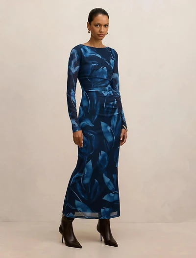 Alannah Petite Printed Midi