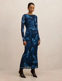 Alannah Petite Printed Midi