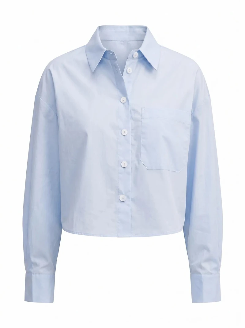 Dom Cotton Cropped Shirt